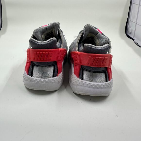 Nike Huarache Toddler Girls Sneakers – Size 6C – Gray & Pink - Picture 6 of 9
